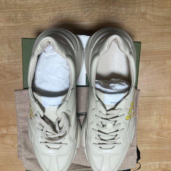 Gucci Rhyton Cat Print Beige Multi - Picture 5 of 8